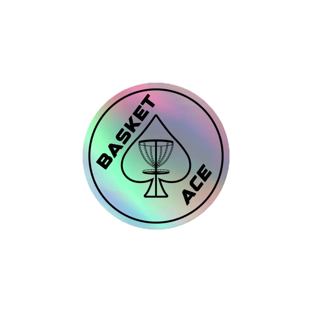 Basket Ace (Circle) Holographic Sticker product image (1)