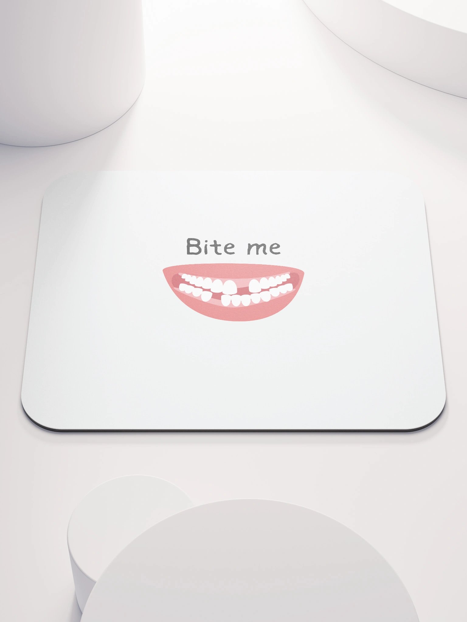 “Bite Me” Minimalist Mouse Pad product image (1)