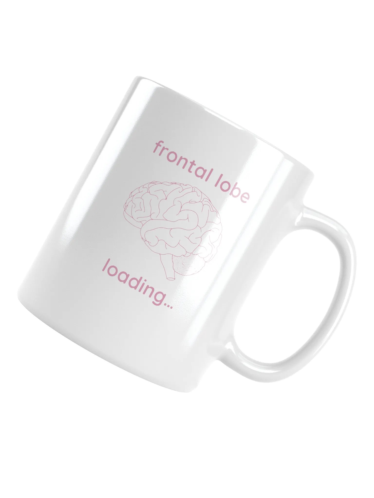 frontal lobe loading... mug (pink) product image (4)