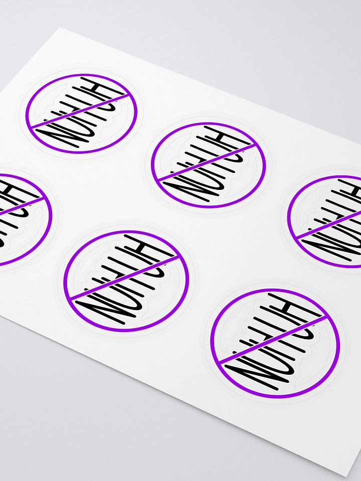 Nuh-uh Sticker 6 pack product image (2)