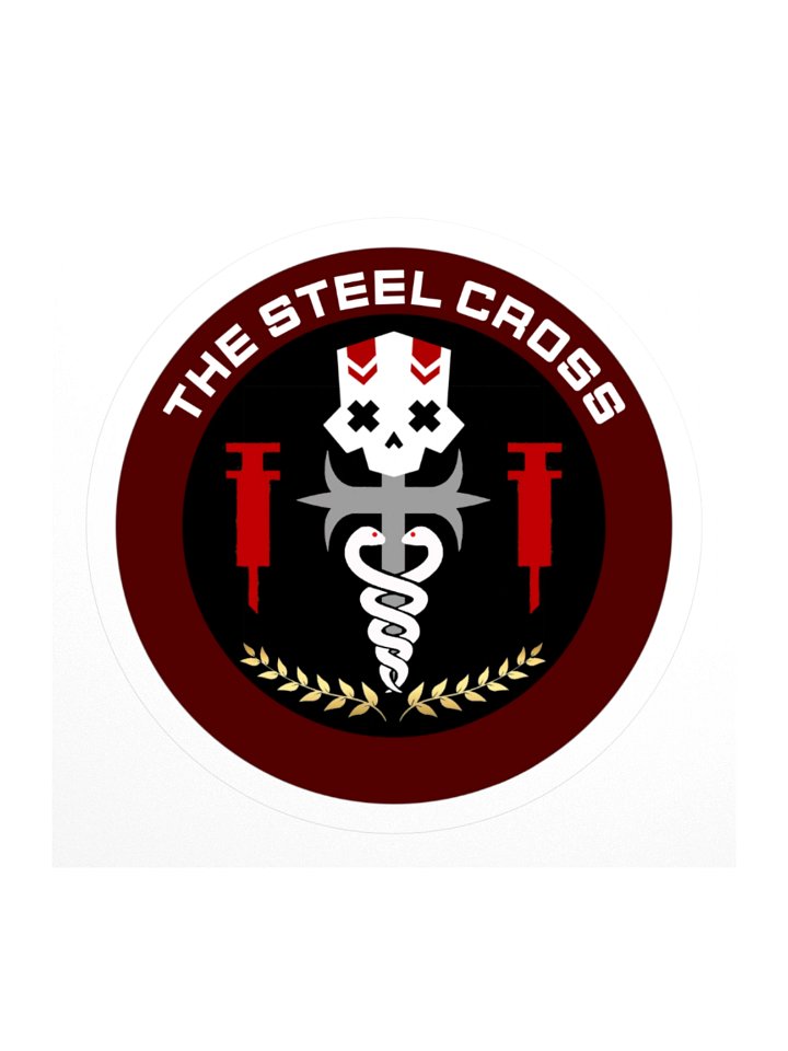 CDAD Steel Cross Sticker product image (3)
