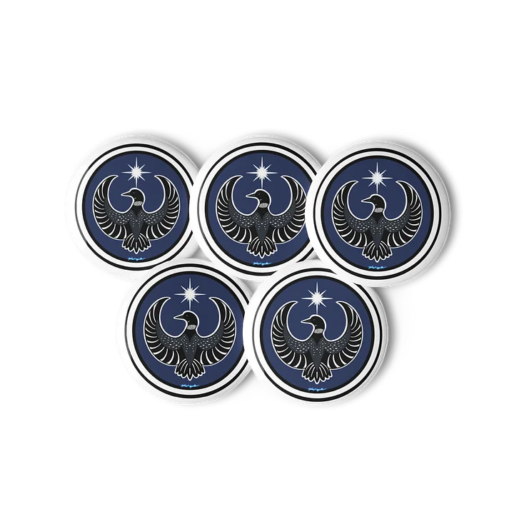 Common Loon- Resistance. MN. (5-pack buttons) product image (2)