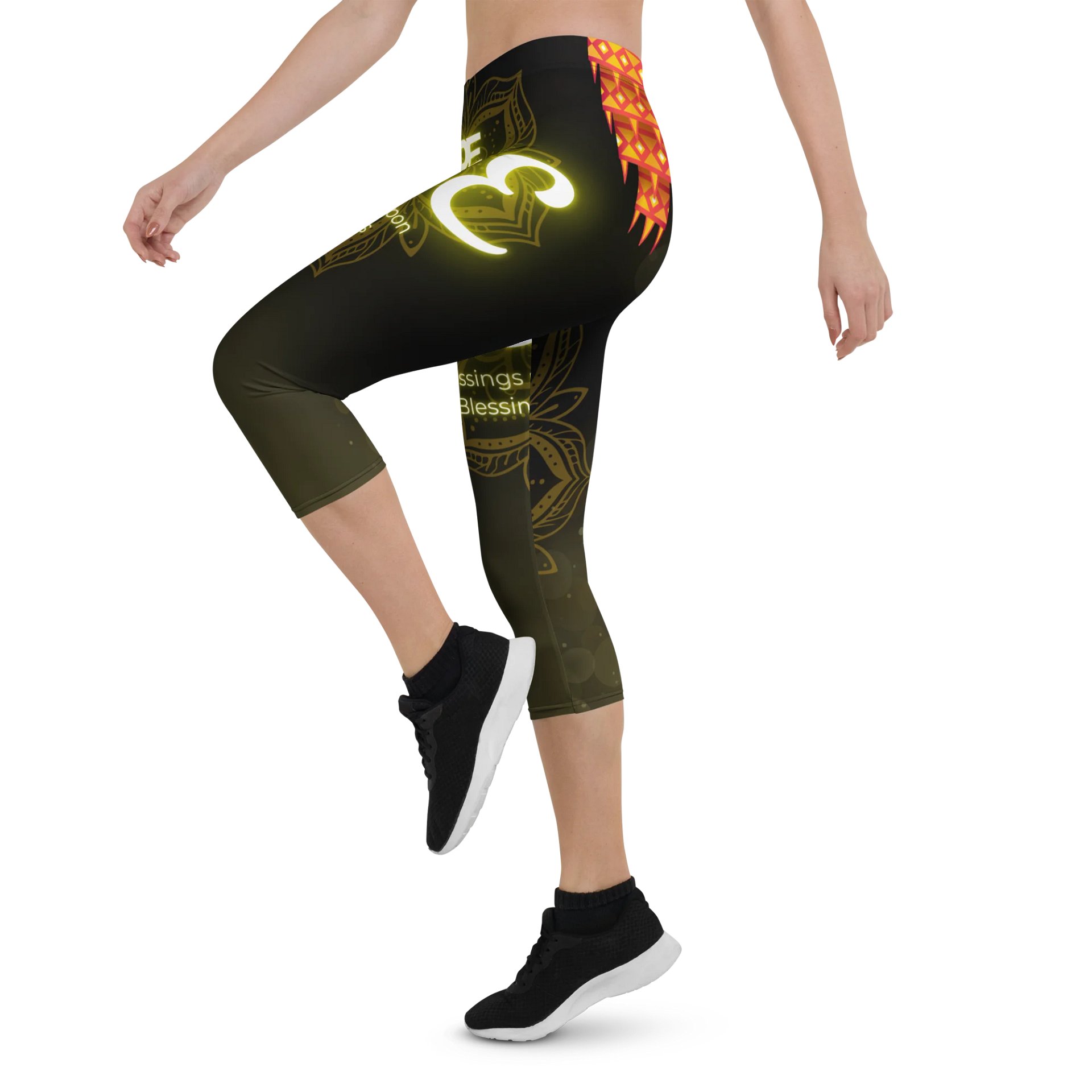 ''Philius Apparel'' Blessed Glow Capri Leggings product image (4)