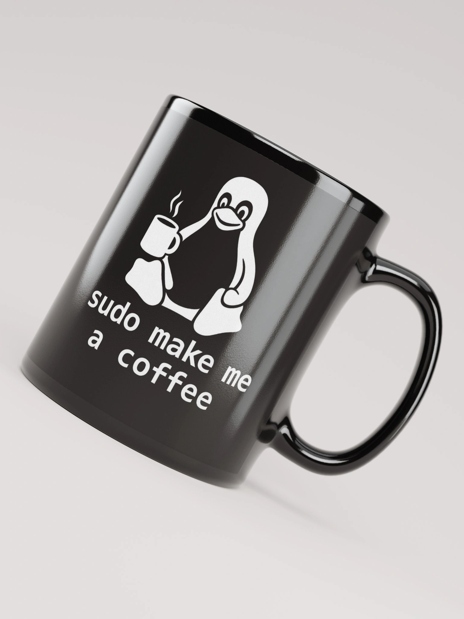 Black Mug - sudo make me a coffee product image (4)