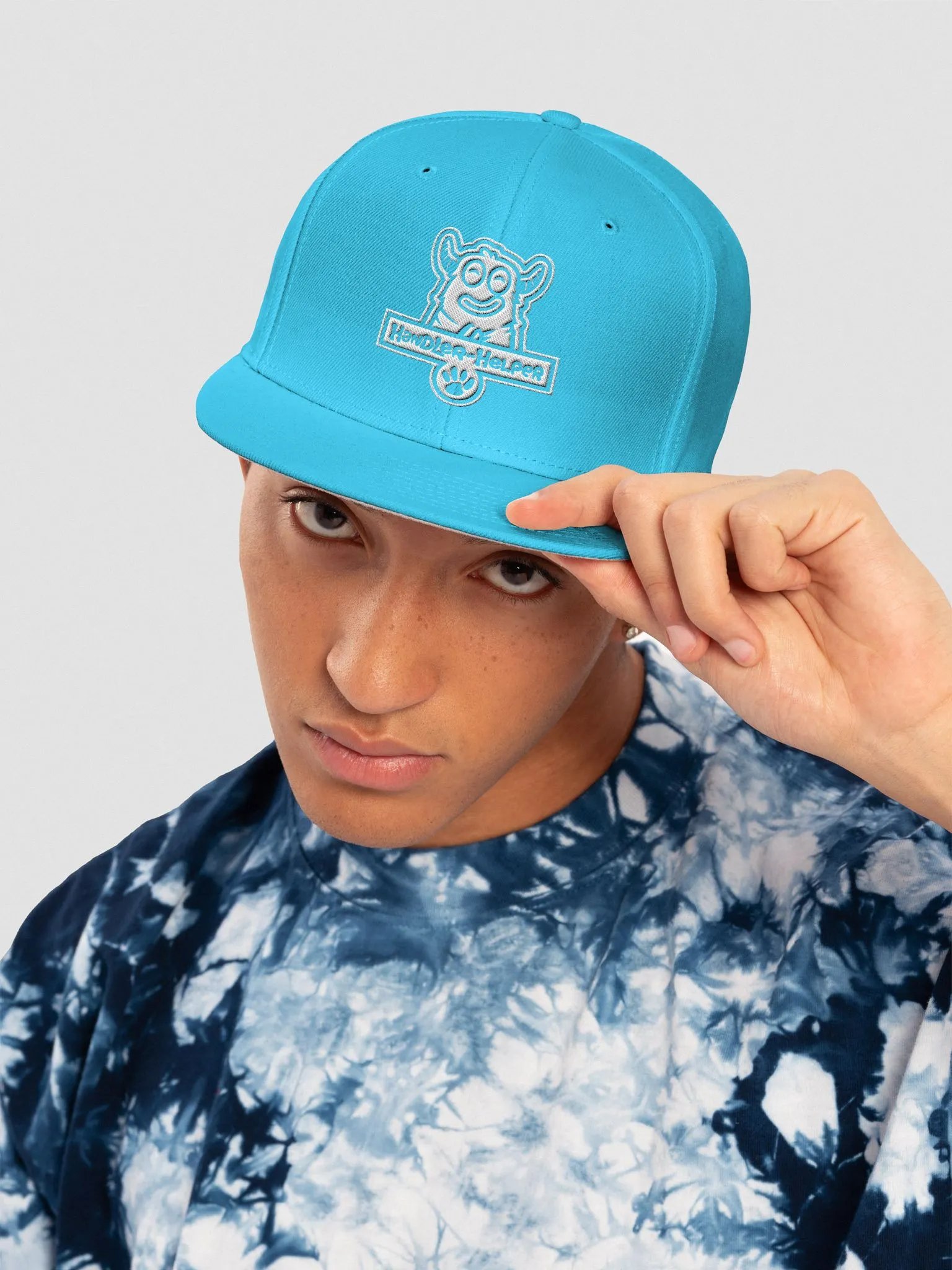 Handler-Helper (White Stitch) Snapback product image (5)