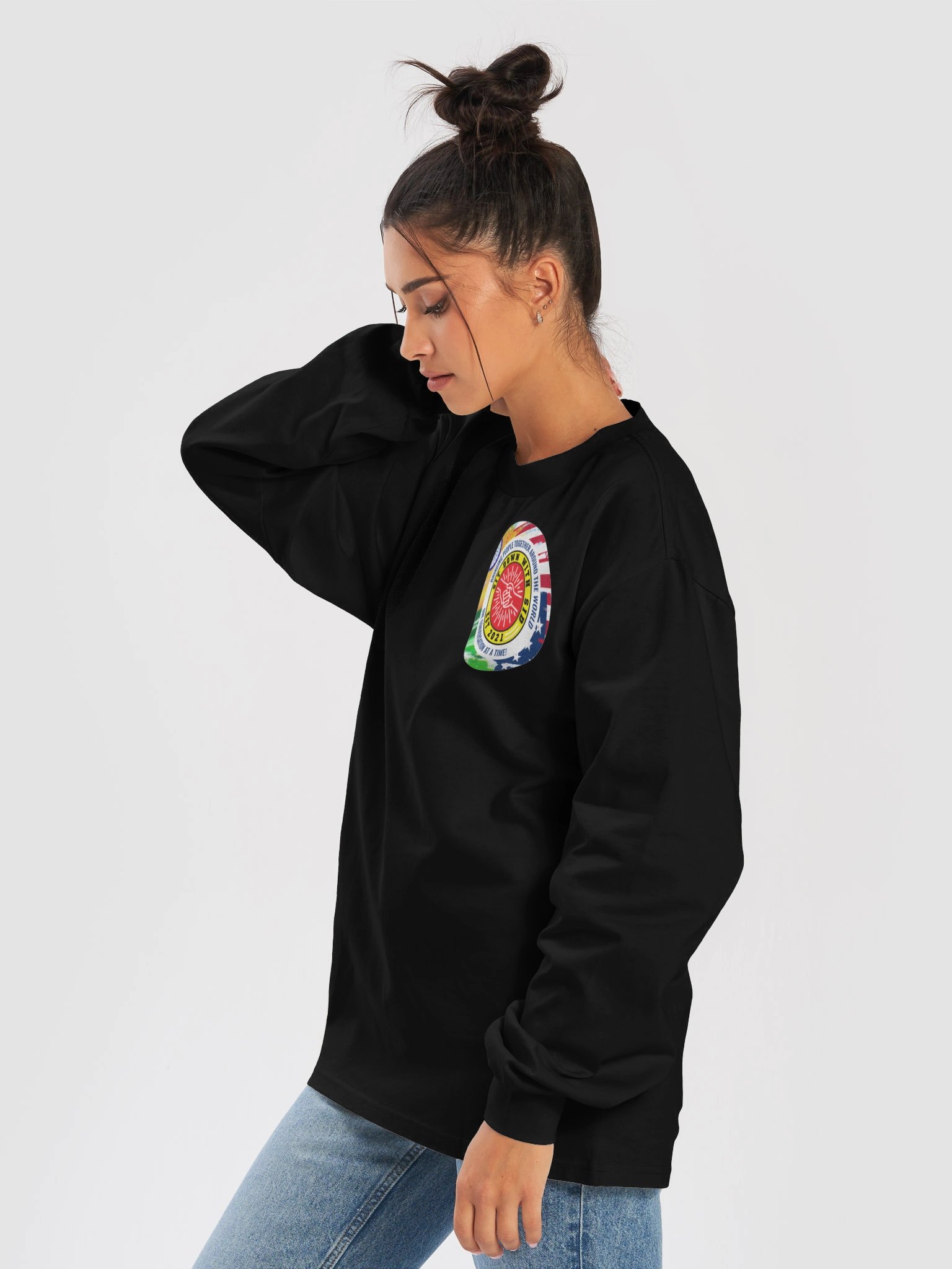 Sit Down With Sid Official Essential Heavyweight Long Sleeve - Black product image (7)