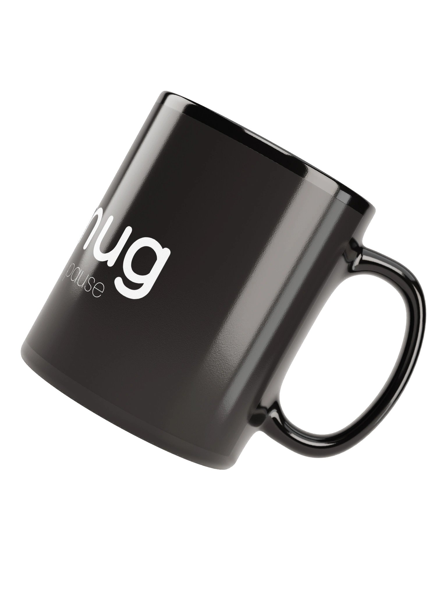 Black Glossy Mug - This Mug is Helping Me Pause product image (7)