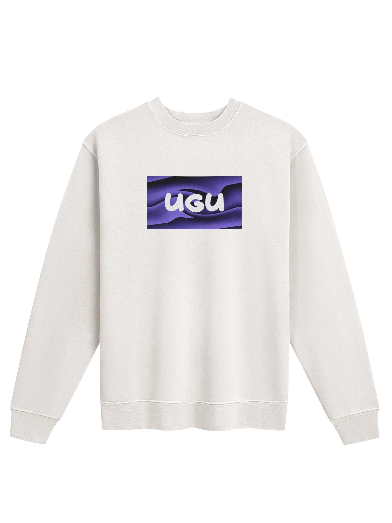 UGU.EXE Premium Sweatshirt — White Edition product image (1)