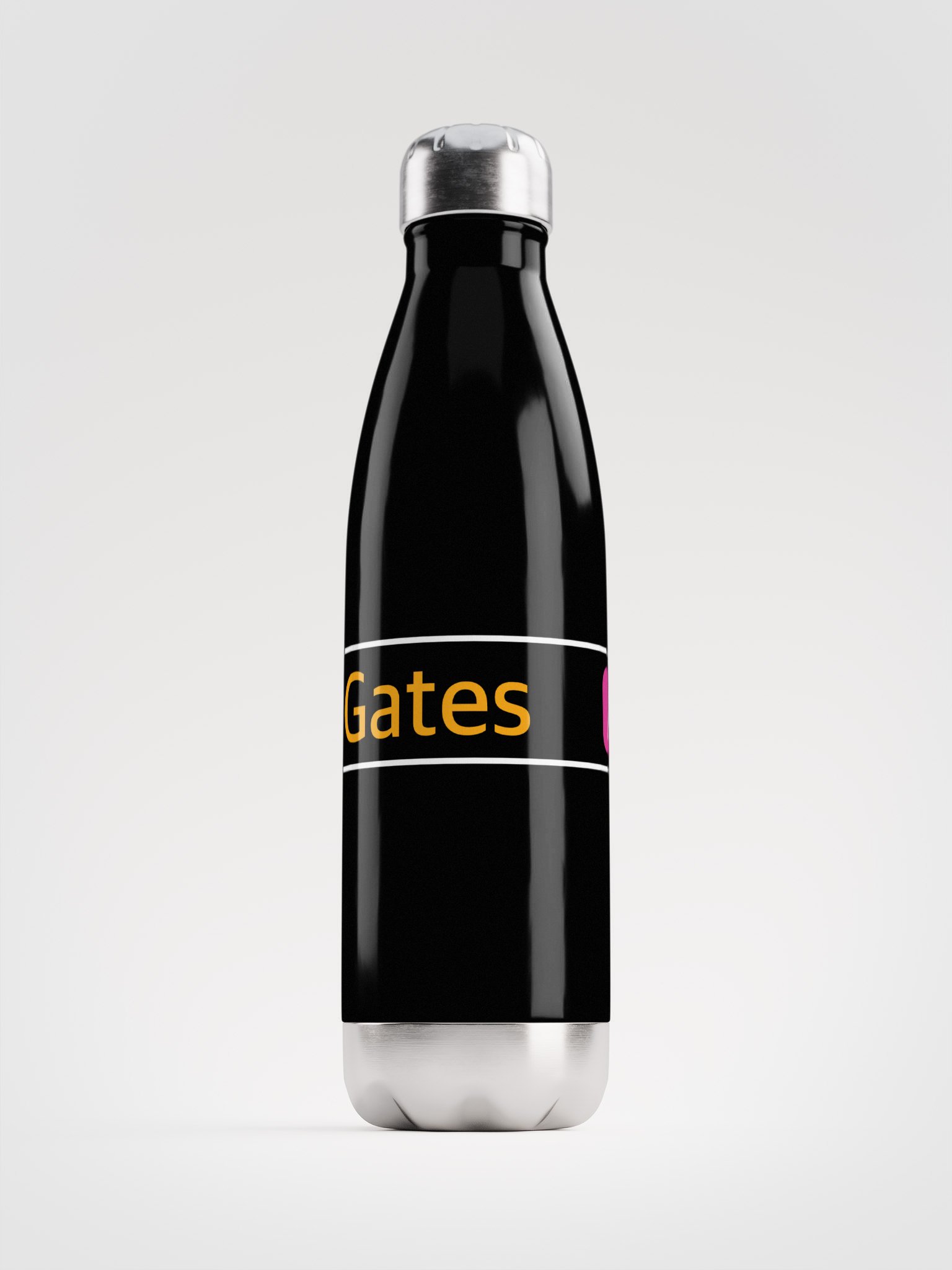 GATES SIGN | Stainless Steel Water Bottle For Boarding Pass Hoarders product image (3)