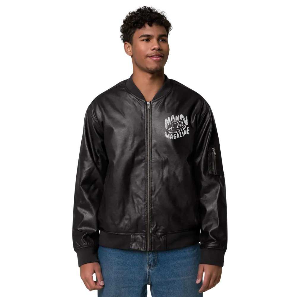 MANN Magazine Press Hat Leather Jacket product image (2)