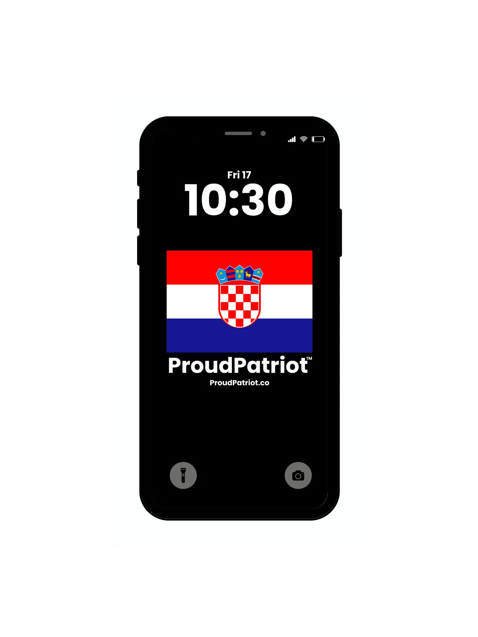 Croatia Proud Screensaver Dark Mode product image (1)