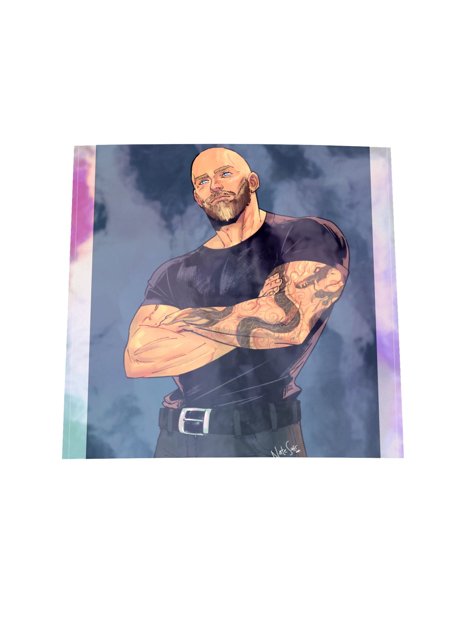"T" Holographic Sticker product image (3)