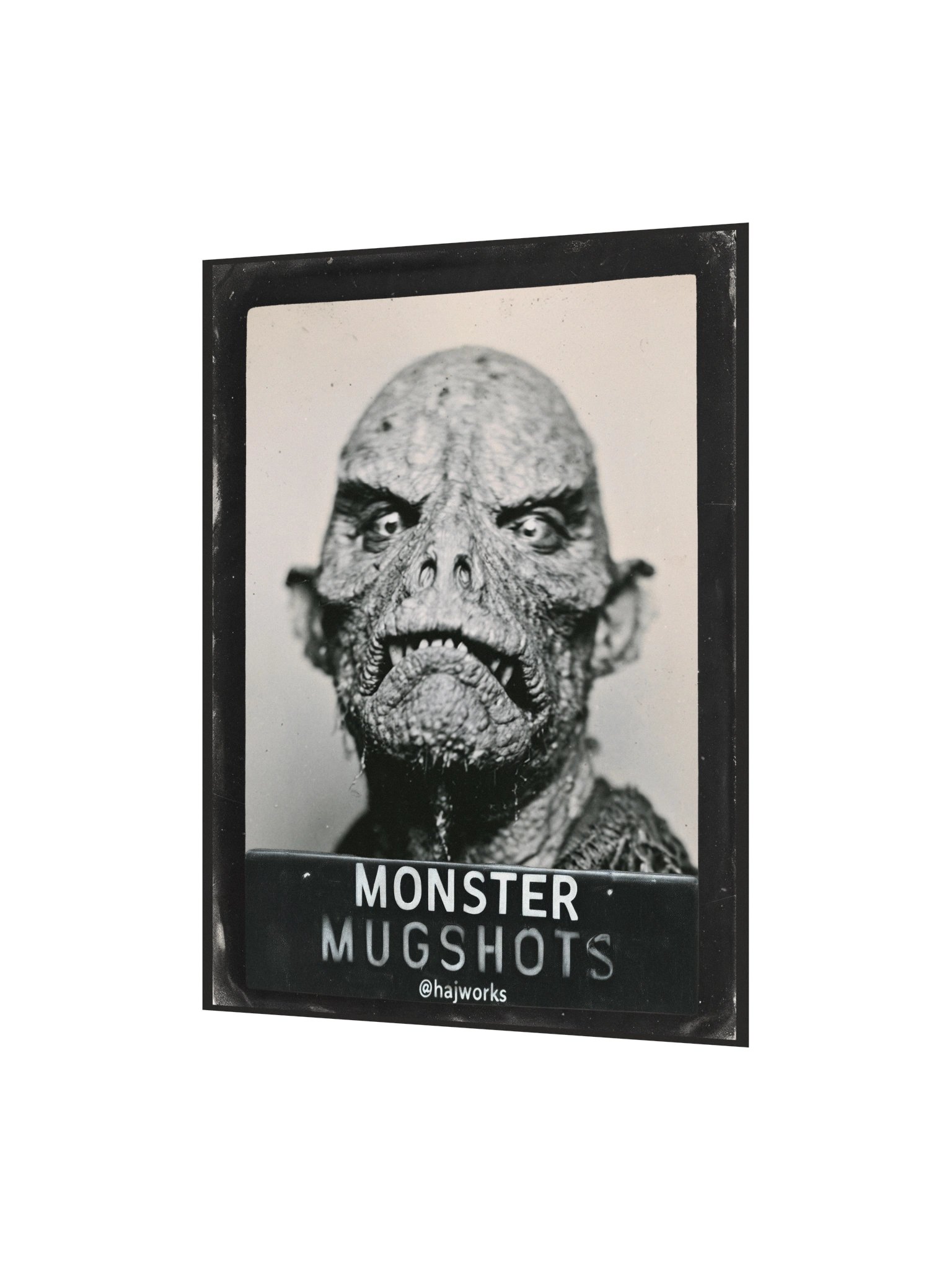 Monster Mugshots No. 005 — Matte Art Print product image (2)