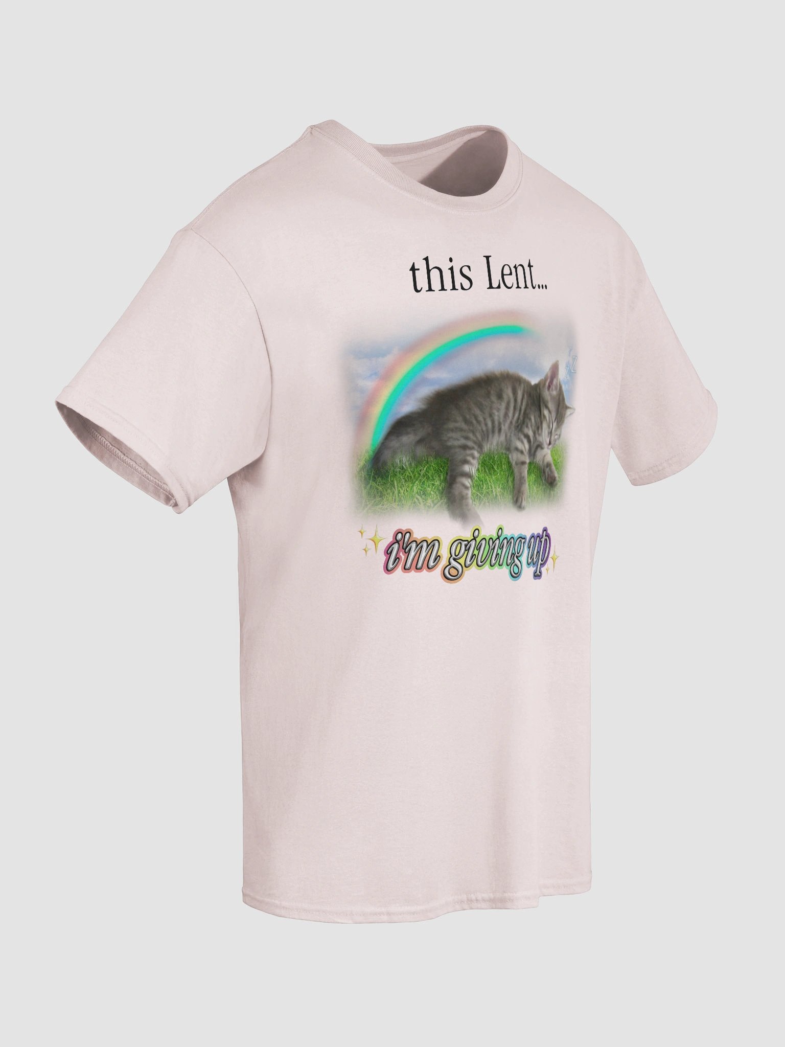 This Lent I'm Giving Up Cat T-shirt product image (8)