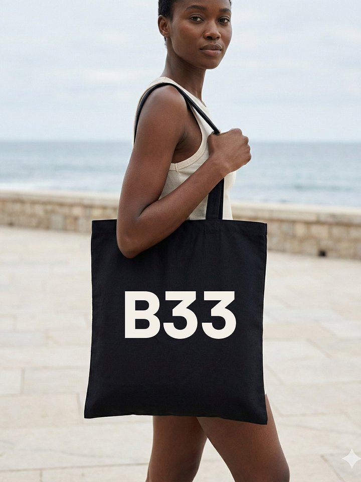B33 Logo Tote Bag — Brand Essential product image (2)