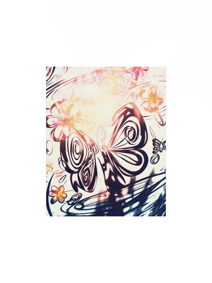 Abstract Healing Art Print No.1 Signed - Calming Energy Art Print for Meditation, Healing, Altars & Home Décor product image (4)
