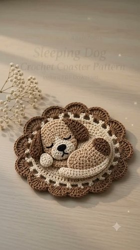 🐶 24-Hour Flash Sale! Save 61% and get the Sleeping Dog Crochet Coaster Pattern for just $5.99 (was $15.99)! 🎉 Limited to the...