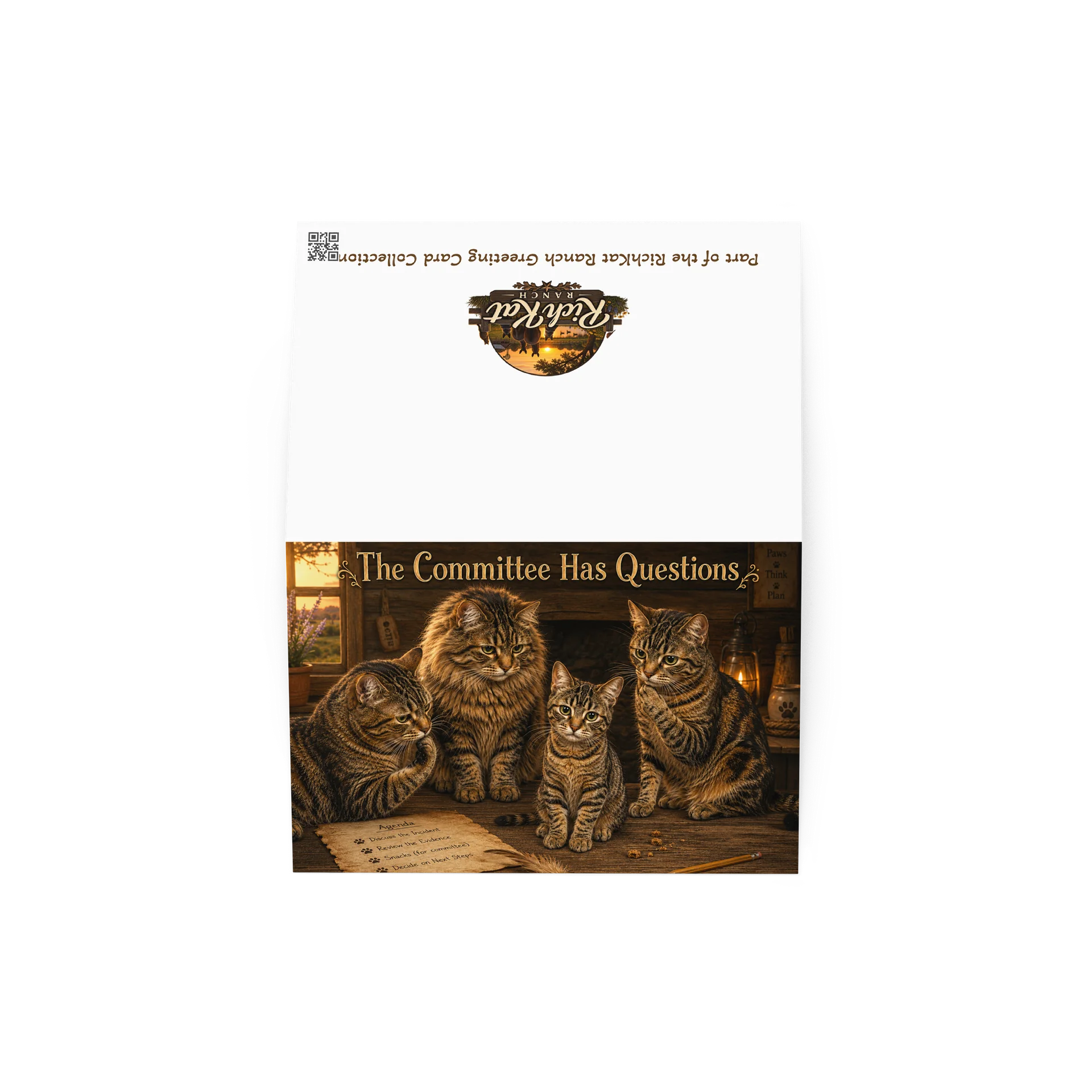 The Committee Has Questions — Frodo, Merry Sam & Pippin Greeting Card product image (4)
