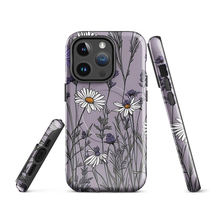 Daisy Delight Tough Magnetic MagSafe® iPhone® 14, iPhone 15, iPhone 16, iPhone 17, Pro, Pro Max, Plus Cases. product image (1)