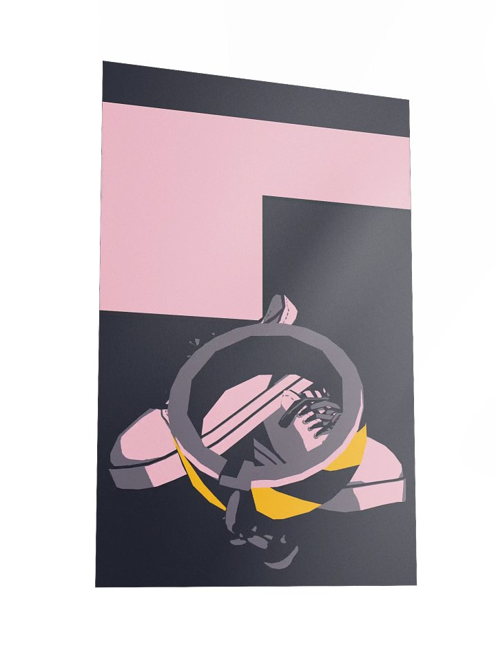 Collar Me Shocked minimalist poster product image (2)