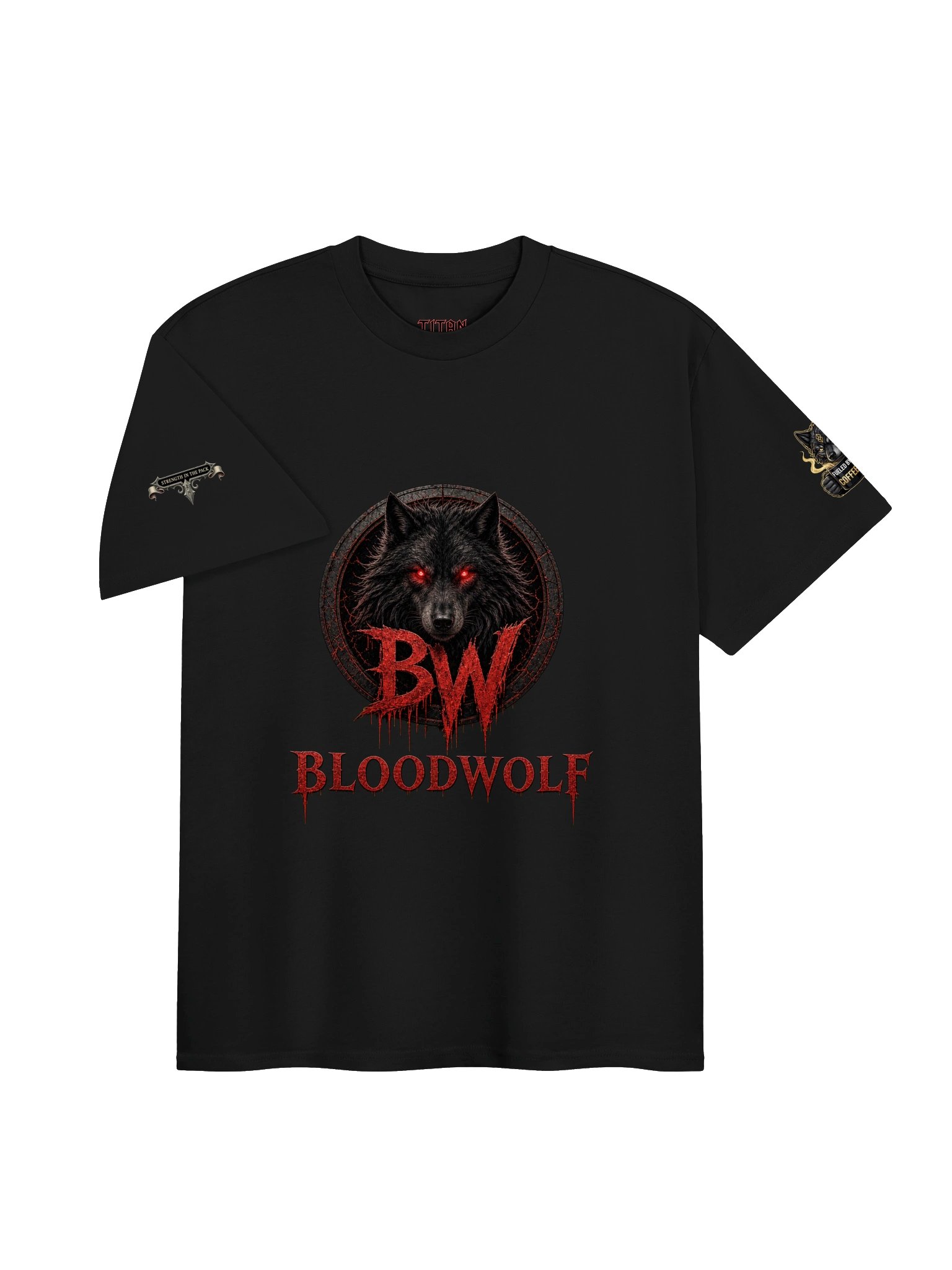Blood Wolf Horror Logo Heavy Tee product image (11)