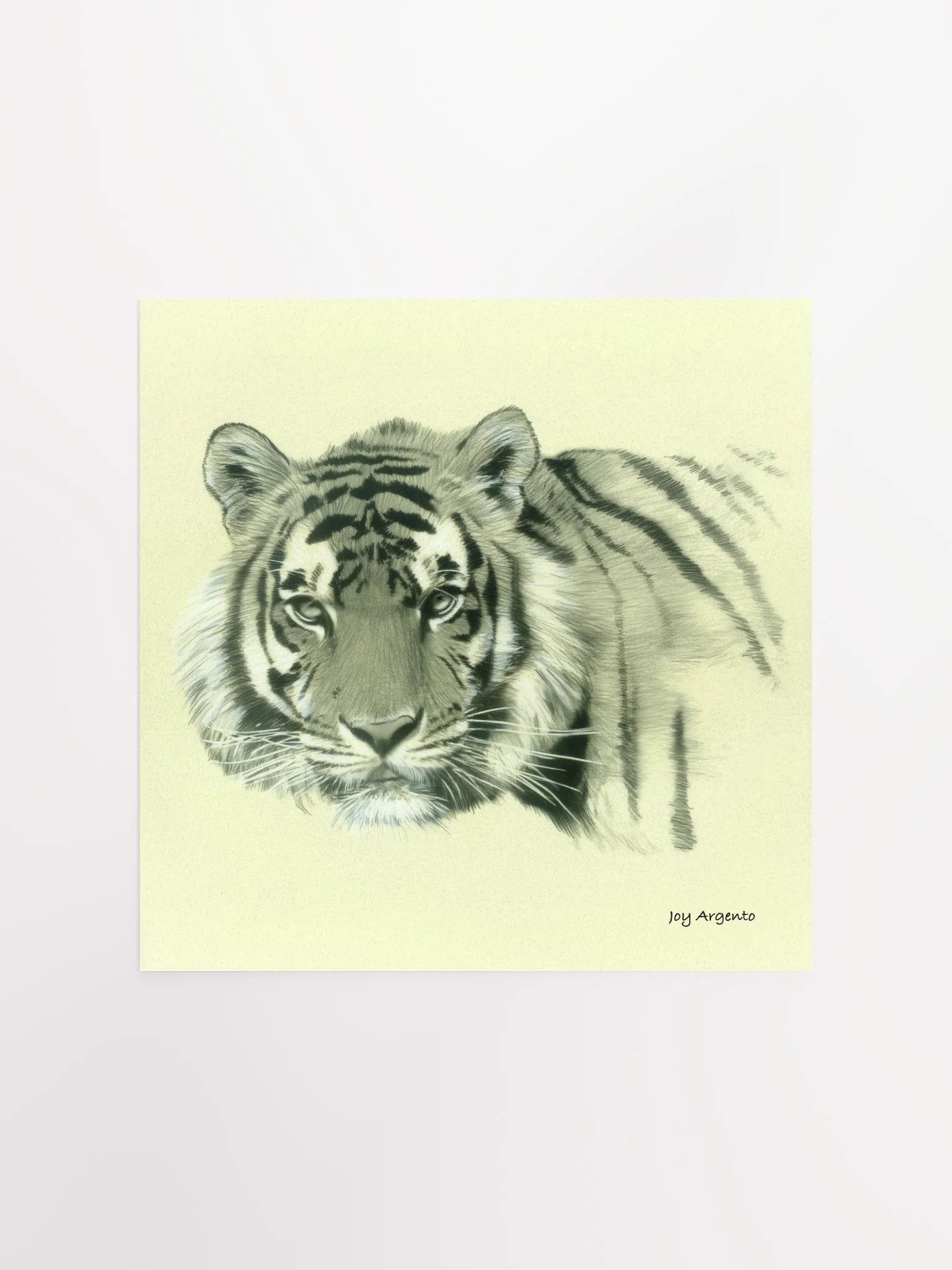 Tiger on Yellow Print product image (2)