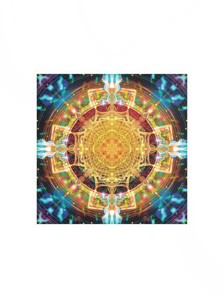Light tunnel - Square matte poster. product image (5)