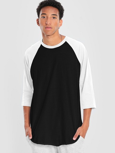 Photo showing Tultex Fine Jersey Raglan Tee