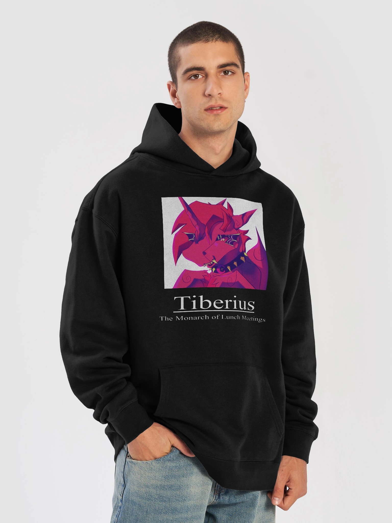 Monarch of Lunch Meetings Oversized Hoodie product image (19)