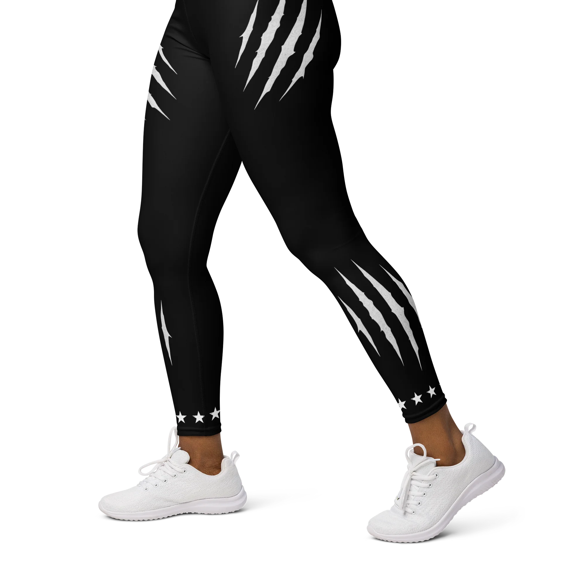 Black Void Stars & Scars Yoga Leggings product image (3)