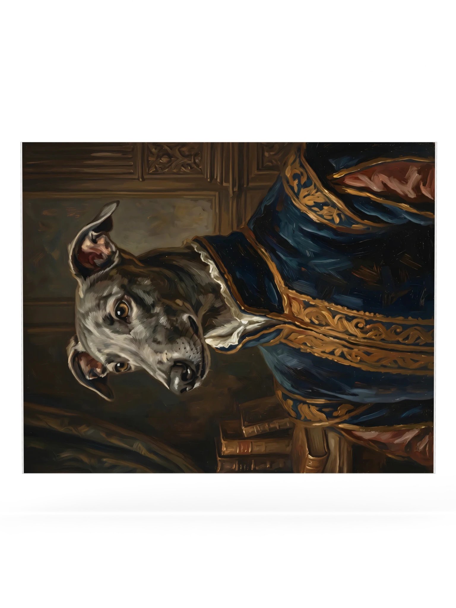 Greyhound in Blue Poster product image (20)