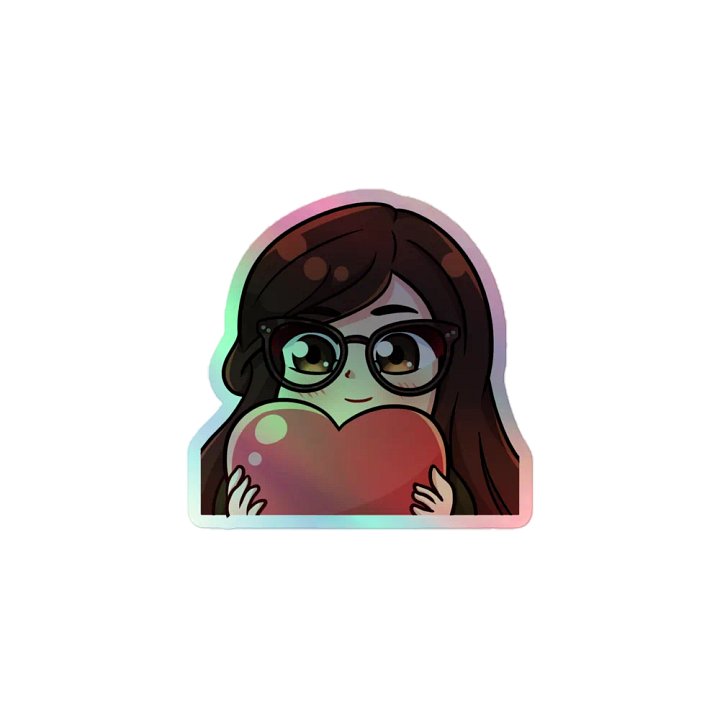 Luv Kiss-cut Holo Sticker product image (1)