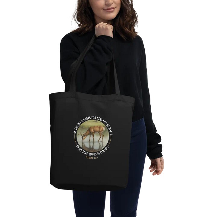 As the Deer Psalm 42:1 Tote product image (1)