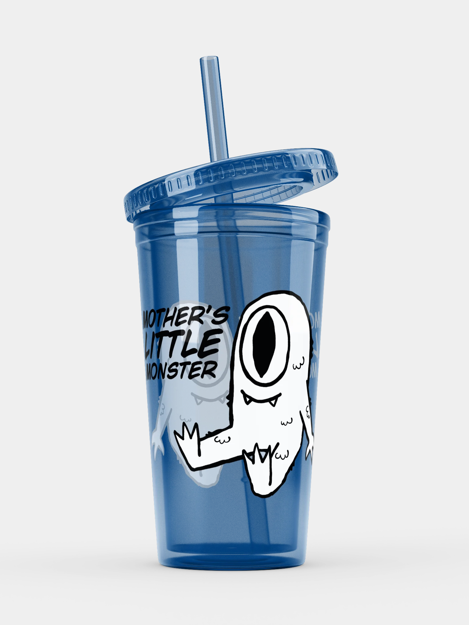 Mother's Little Monster Plastic Tumbler product image (1)