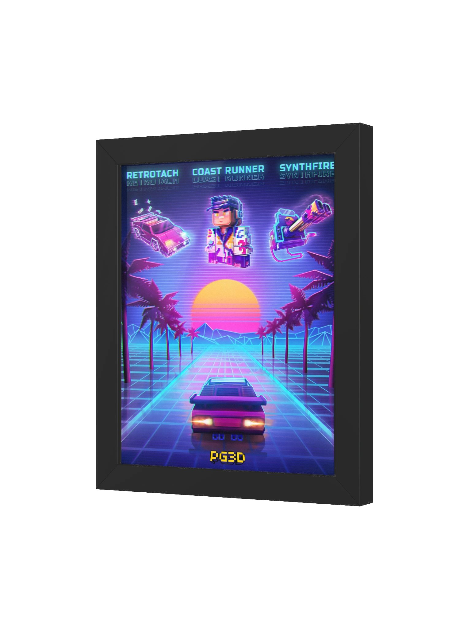 Sunset Retrowave Season Poster product image (3)