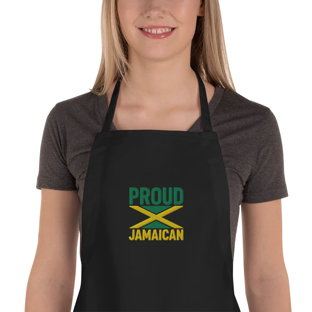 Proud Jamaican™ Premium Apron – Cook With Culture. Serve With Pride. product image (1)