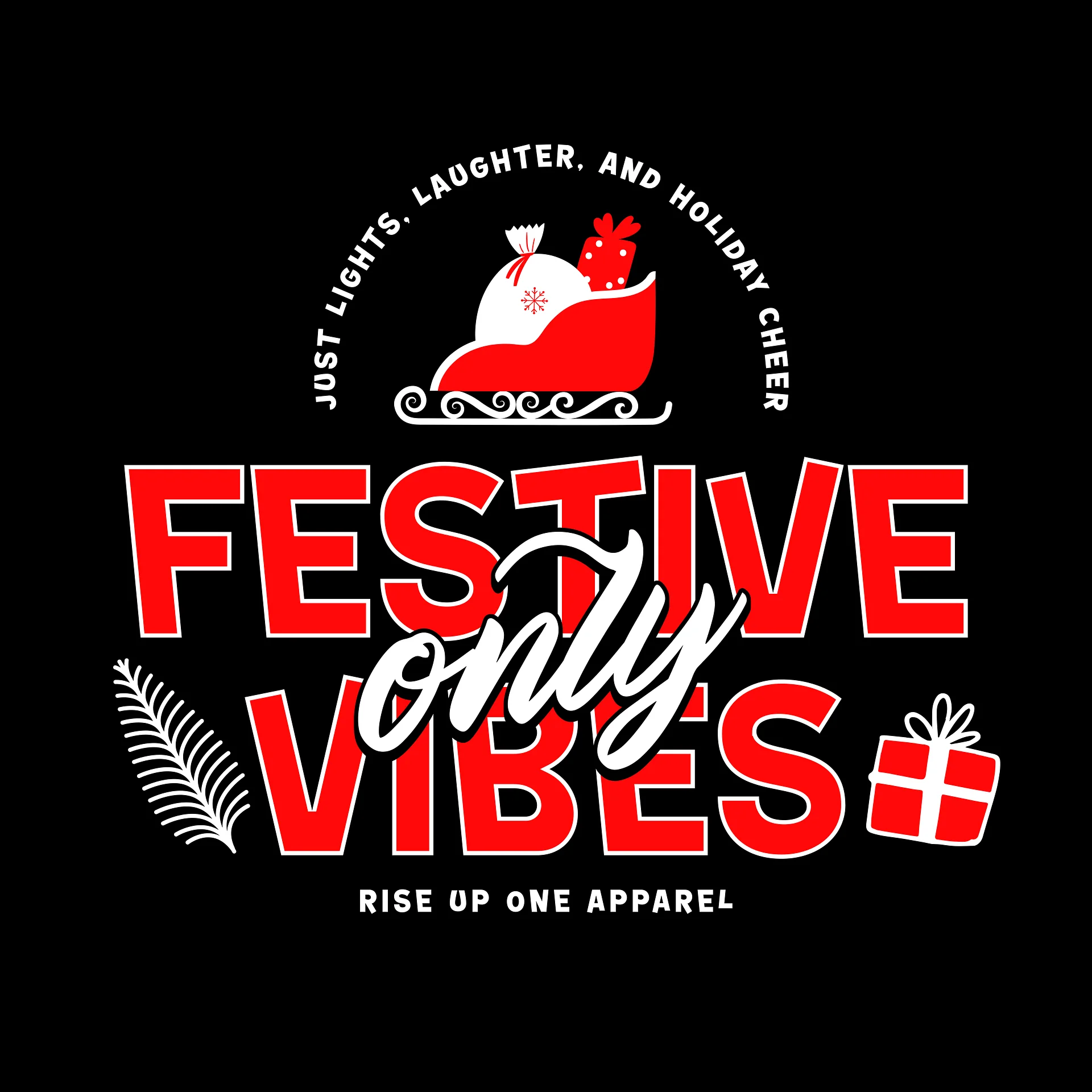 Festive Vibes Only Hoodie product image (5)