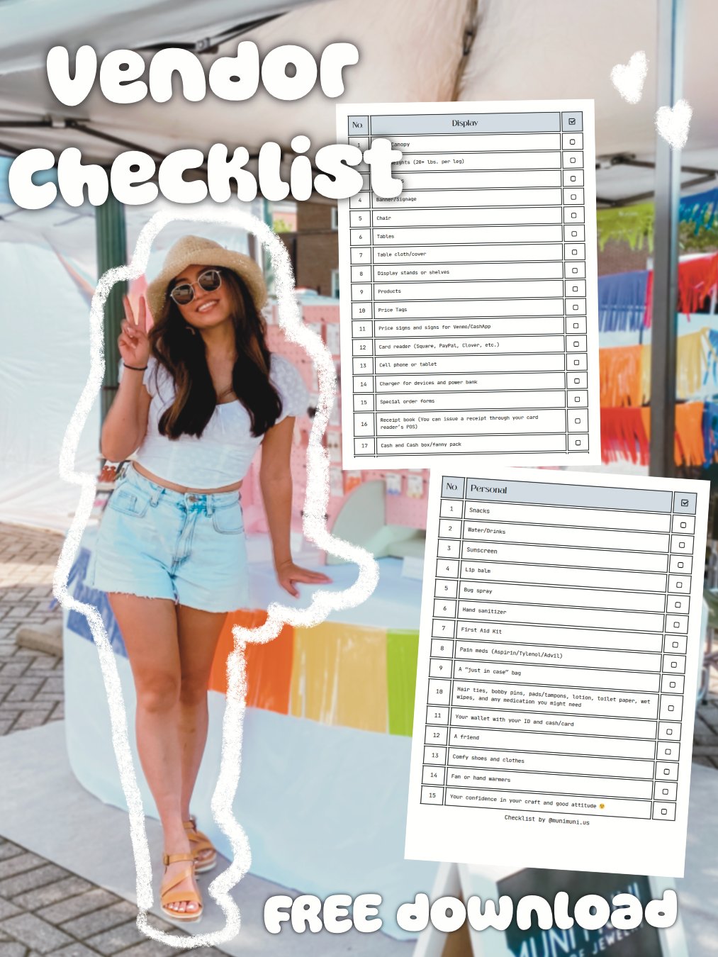 Vendor Checklist (digital download) product image (1)