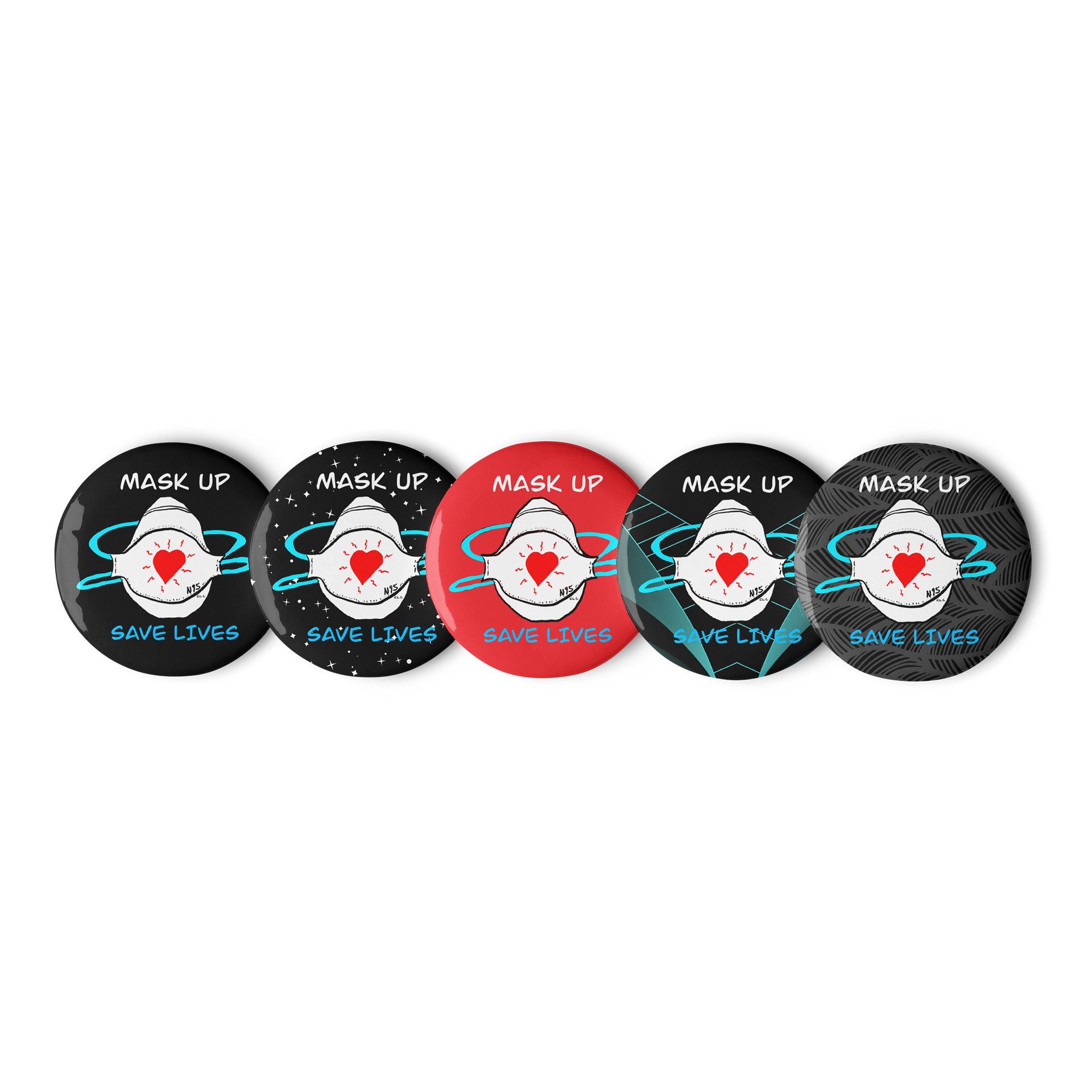 Mask Up Save Lives button product image (1)
