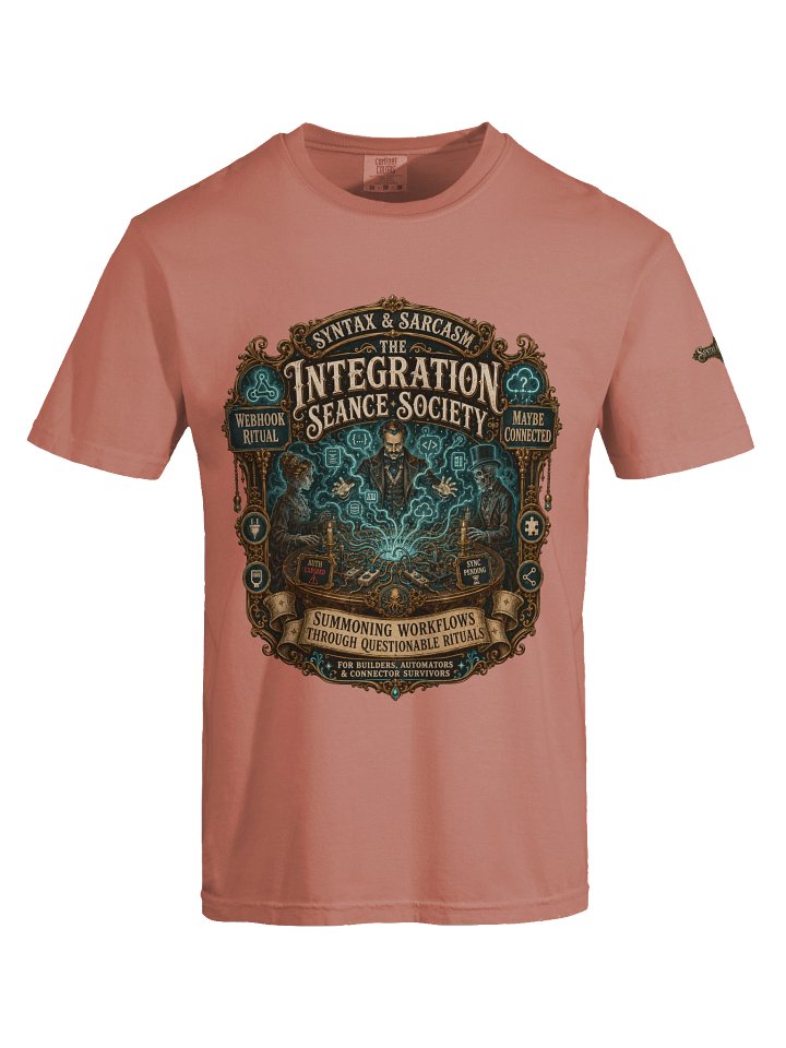 Syntax & Sarcasm Integration Séance Society Heavyweight Premium T-Shirt product image (89)