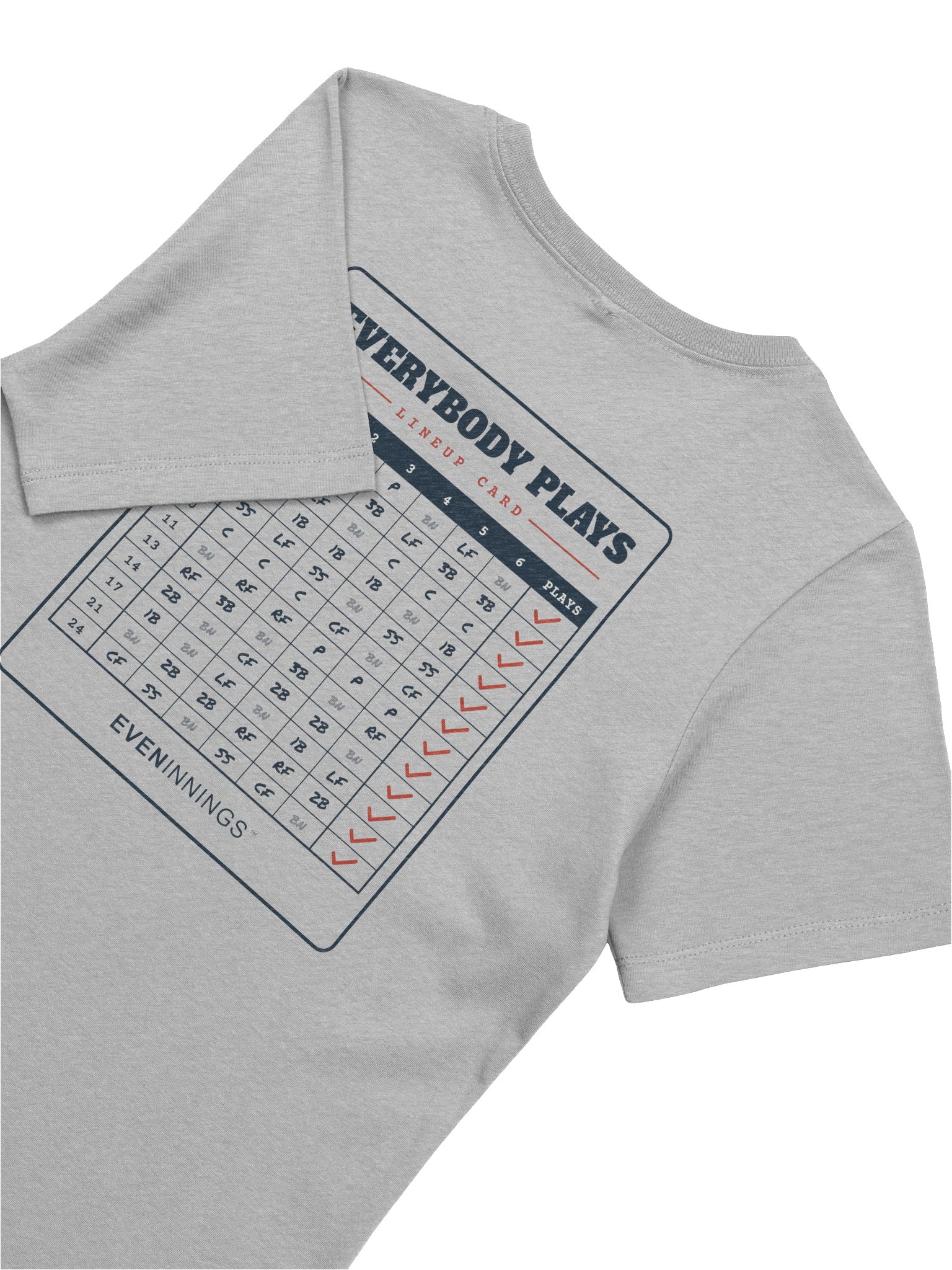 Everybody Plays — Lineup Card Women's Tee product image (6)