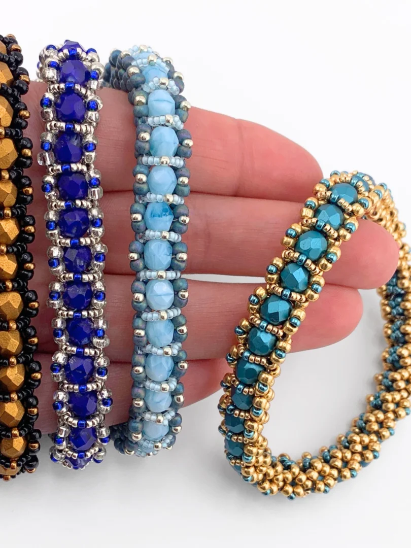 Beading Pattern - 6mm Fire-Polished Tennis Bracelet product image (5)