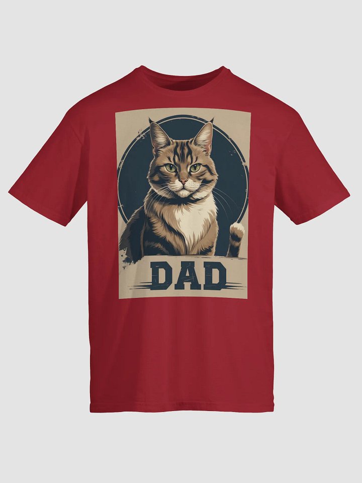 Cat Dad Pride – Rugged Feline Art product image (1)