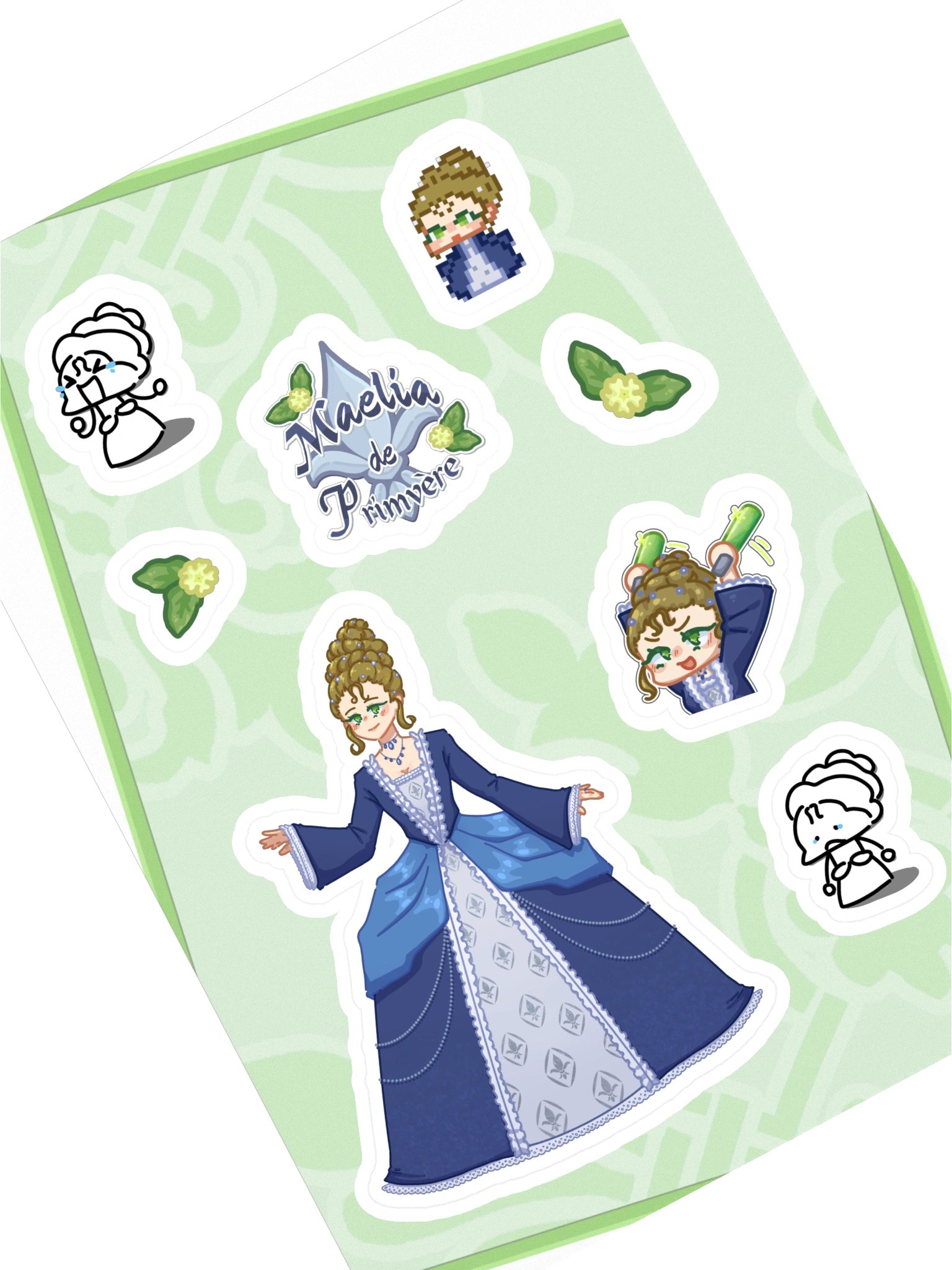 Maelia 1.0 sticker sheet product image (1)