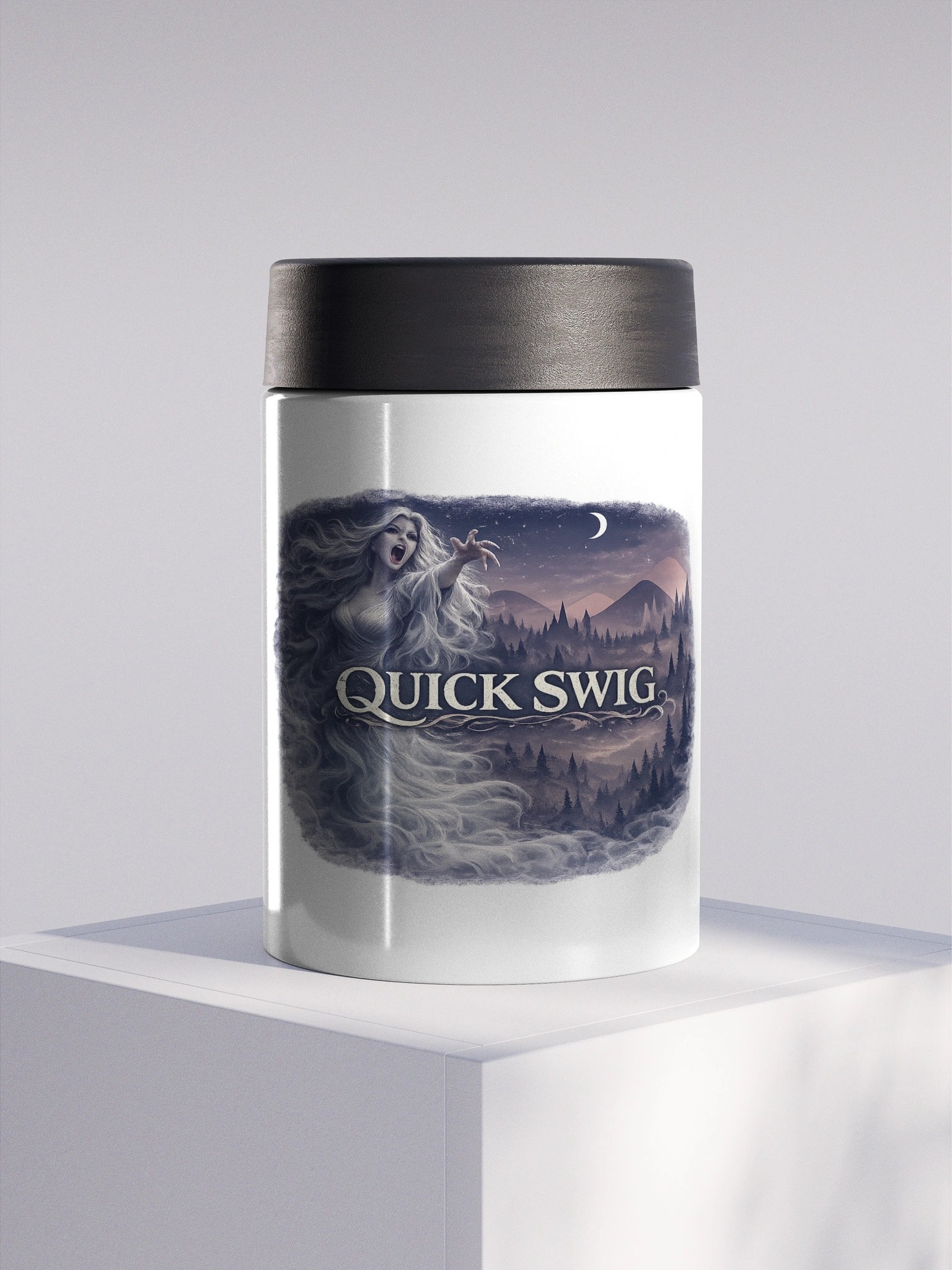 HUGGING MOLLY QUICK SWIG STAINLESS STEEL KOOZIE product image (1)