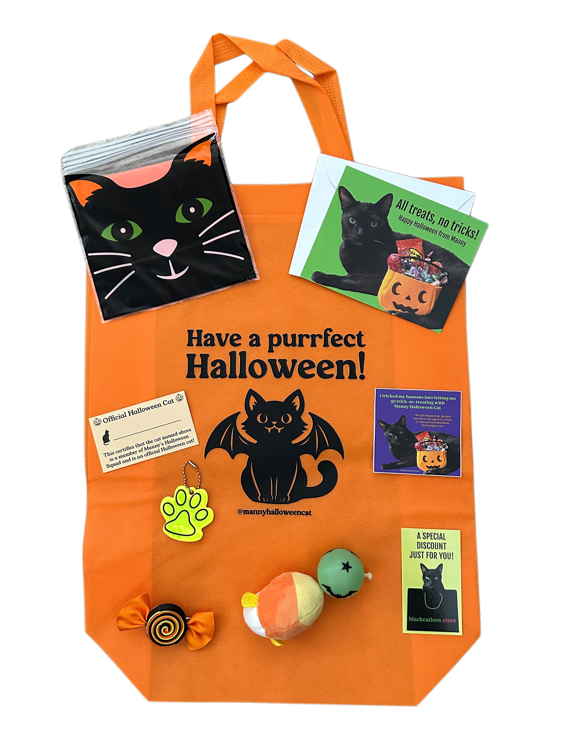 Trick-or-treat bag for cats product image (1)