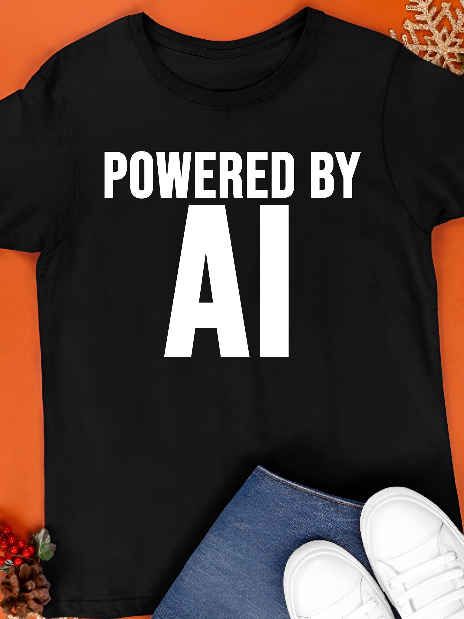 Powered By AI Shirt product image (1)