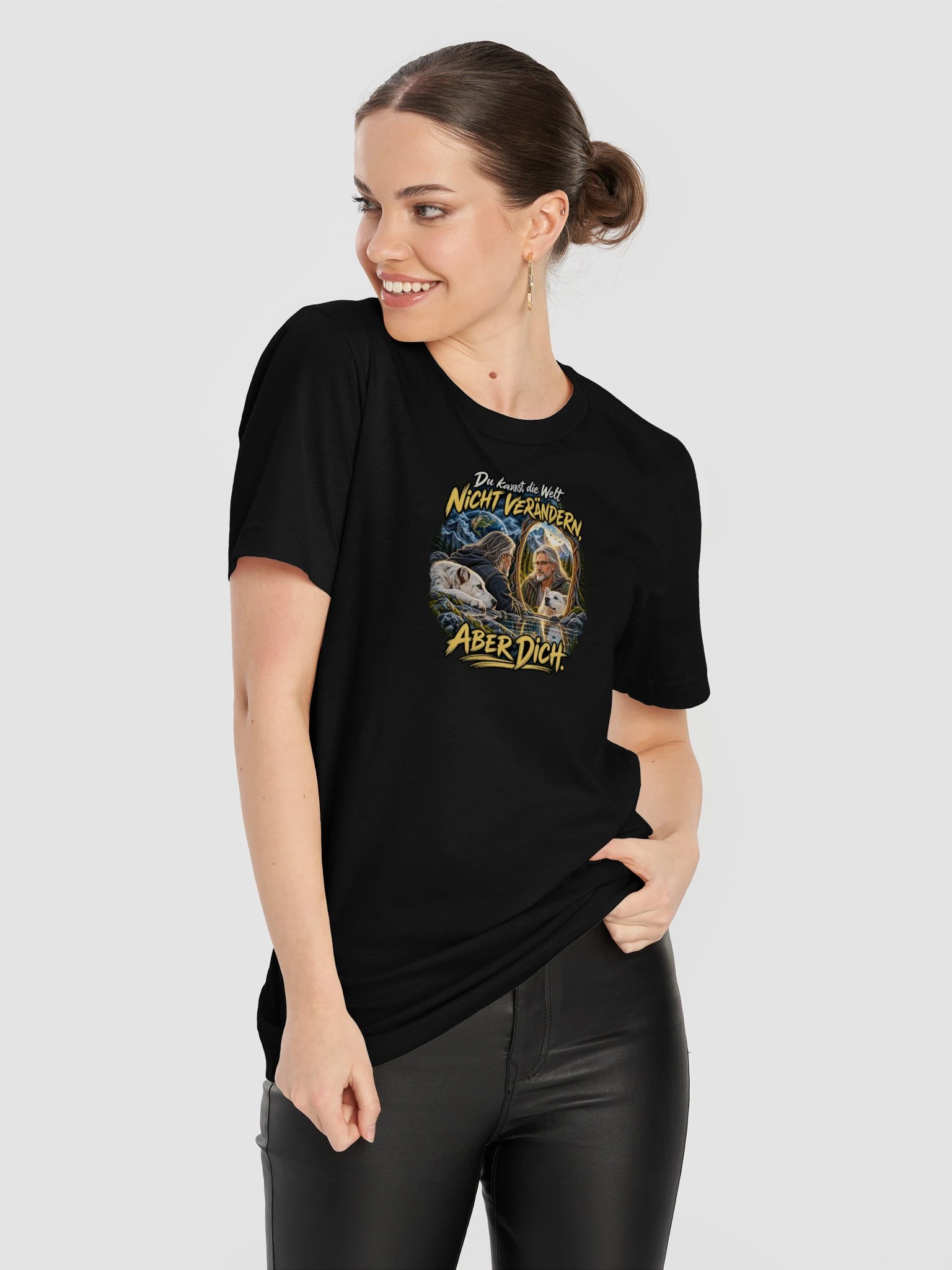 Aber dich – Waldspiegel II | Unisex-T-Shirt product image (31)