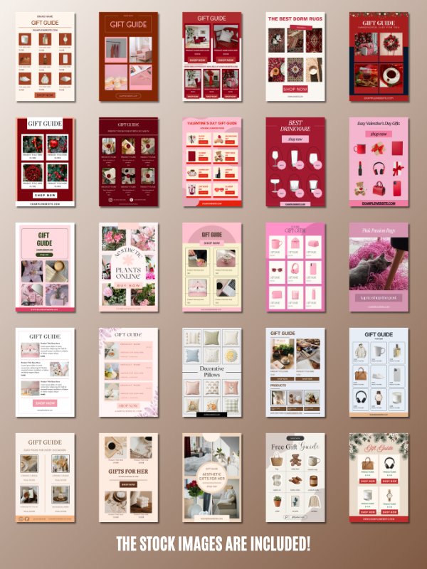Affiliate & Gift Guide Canva Templates for LTK, ShopMy & Pinterest product image (4)