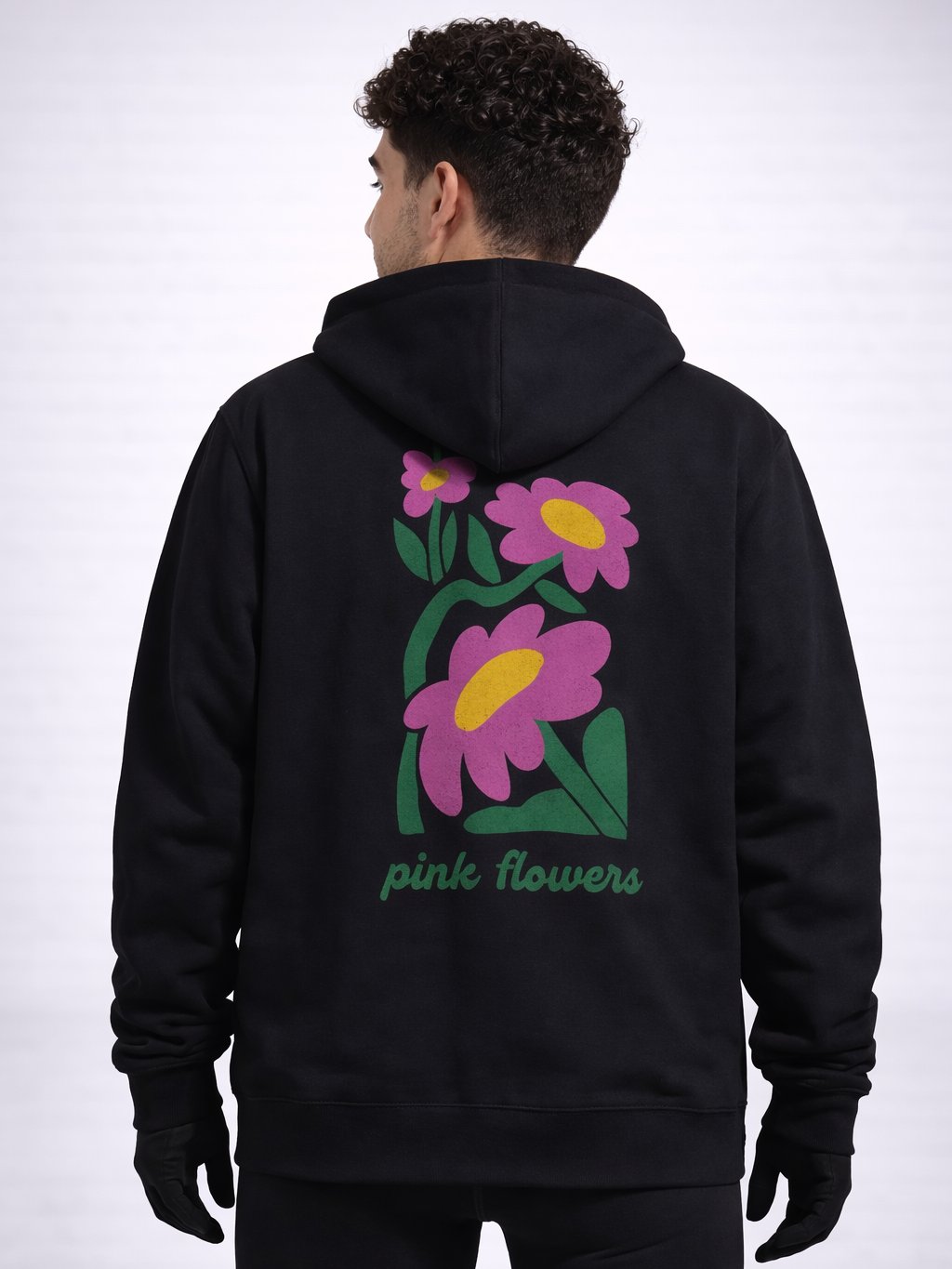 PINK FLOWERS - ZIP UP JACKET product image (1)